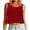Wine, variant on Feancey Women's Crop Tank Tops Loose Fit Sleeveless T-Shirts Solid Color Casual Workout Tank Top Dressy Trendy Going Out Tee Tops Beige L