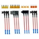 thumbnail image 5 of Adaptador de llave de fusible,Juego de 12 adaptadores de grifo para añadir un fusible de circuito.,Portafusibles de doble ranura de perfil bajo de 12 V Duradero,Reemplazo de accesorios mini, 5 of 9