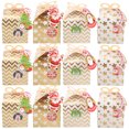 thumbnail image 3 of 24 cajas de dulces navideños, cajas de papel, cajas para envolver regalos, cajas para dulces de fiesta, 3 of 6