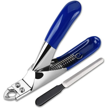 Dog Cat Nail Clippers, Professional Pet Claw Trimmer, Free Nail File, Stainless Steel Razor Sharp Blade Dog Toes Cutter Grooming Tools for Small Medium Large Animal Pets Blue
