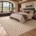 thumbnail image 2 of KUETH 8' x 10' Area Rug for Living Room, Non-slip and Washable Rug Medium Pile, Large Area Rug with Waterproof Textured for Bedroom, Dining Room and Kitchen Room, 2 of 11
