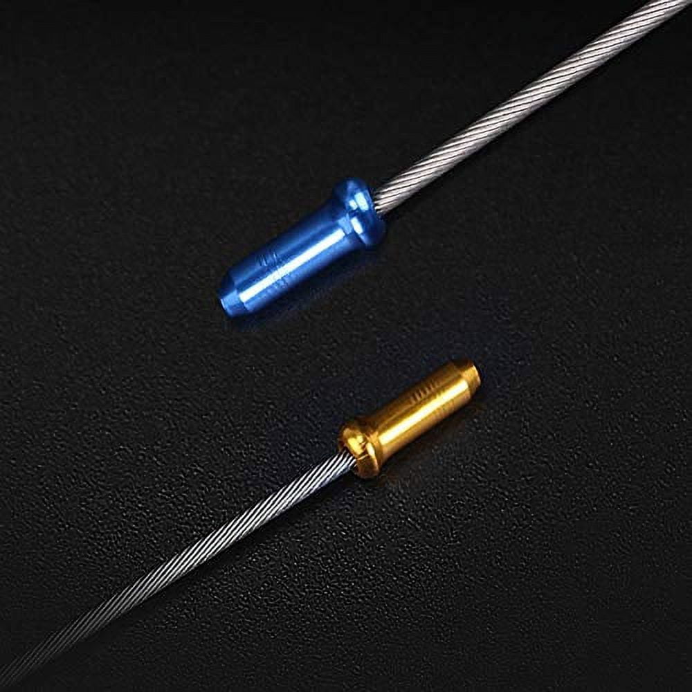 thumbnail image 2 of Cable Caps For Bikes End Tips Brake Cable Cover Cable End Crimps Brake Cable Cover End Tips Aluminum Alloy Bike Cable Guide 2 of 13