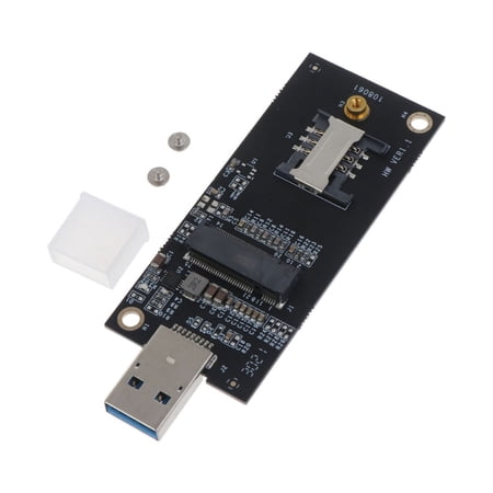 ZPAQI NGFF(M.2) Key-B to USB 3.0 Adapter with SIM 6pin Slot for WWAN/LTE Module Card
