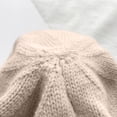 thumbnail image 3 of UTSJKR Women's Fleece Lined Drawstring Beanie, Warm Adjustable Ribbed Knit Cap Cold Weather Outdoor Sport Beige, 3 of 4