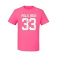 thumbnail image 2 of Wild Bobby, Polk High Bundy 33 Married with Children Fan, Pop Culture, Men Graphic Tee, Neon Pink, X-Large, 2 of 4