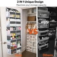thumbnail image 2 of Organizador para colocar sobre la puerta Ofiray-Home, 5 niveles y 10 compartimentos, 2 of 7
