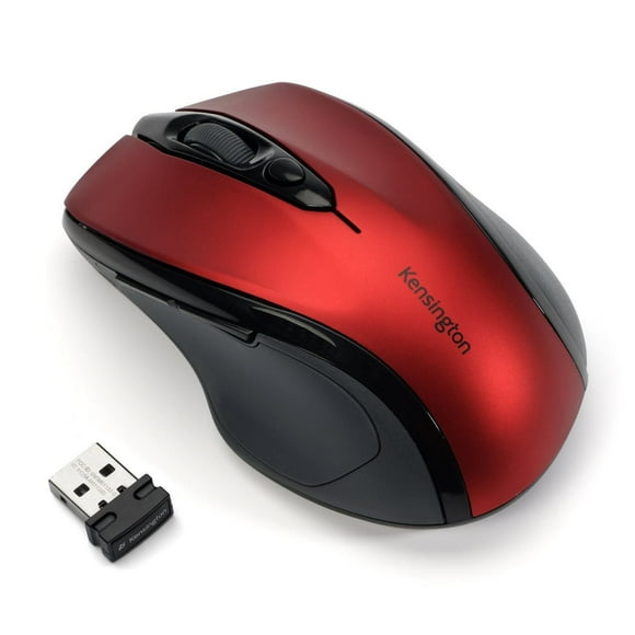 Souris sans fil Pro Fit taille moyenne de Kensington, rouge