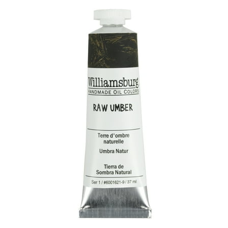 Williamsburg Artist Oil Color, 37ml Tube, Raw Umber