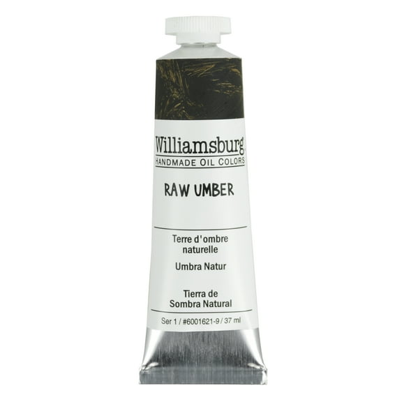 Williamsburg Artist Oil Color, 37ml Tube, Raw Umber