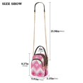 thumbnail image 2 of FORMRS Crossbody Bag for Women Quilted Travel Shoulder Cell Phone Purse with Chain Strap Handbag, Heart Geometric, 2 of 7