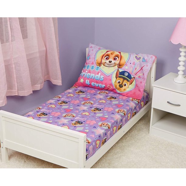 PAW Patrol Skye Toddler Bed Sheet and Pillowcase Case Set