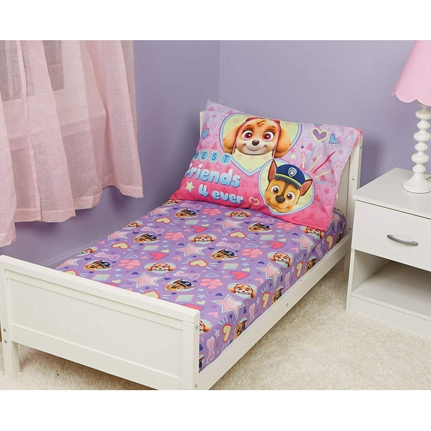 PAW Patrol Skye Toddler Bed Sheet and Pillowcase Case Set