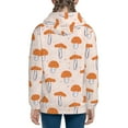 thumbnail image 6 of Kdxio Mushrooms Pattern Kids Boys Girls Zip Up Hoodie 3D Printed Hooded Sweatshirt Hoody Coat with Pocket 7-12 Y-Small, 6 of 6