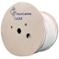 thumbnail image 1 of iTechCables, Cat6a Plenum 1000ft CMP Rated Pure Copper, 750Mhz, Solid Ethernet Cable, 23AWG, 10 Gigabit Ethernet Cable, Unshielded Twisted Pairs (6a UTP) (White), 1 of 4