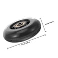 thumbnail image 2 of REOFLYUP 4Pcs Roller Skate Wheel Silent PU Multi for General Users Indoor Use, 2 of 8