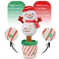 thumbnail image 5 of nTRIUQJ Interactive Talking Christmas Tree Toy with Santa and Singing Snowman Record Your Voice Feature for Babies C, 5 of 8
