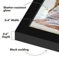 thumbnail image 4 of Americanflat 4x6 Picture Frame with Shatter-Resistant Glass 2 Pack Streamline Collection Thin Border - Black, 4 of 8