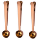 thumbnail image 1 of Cuchara de café con clip, 2 en 1 de acero inoxidable, 1 cucharada de cuchara medidora molida con clip para bolsa para café y té, 1 of 5