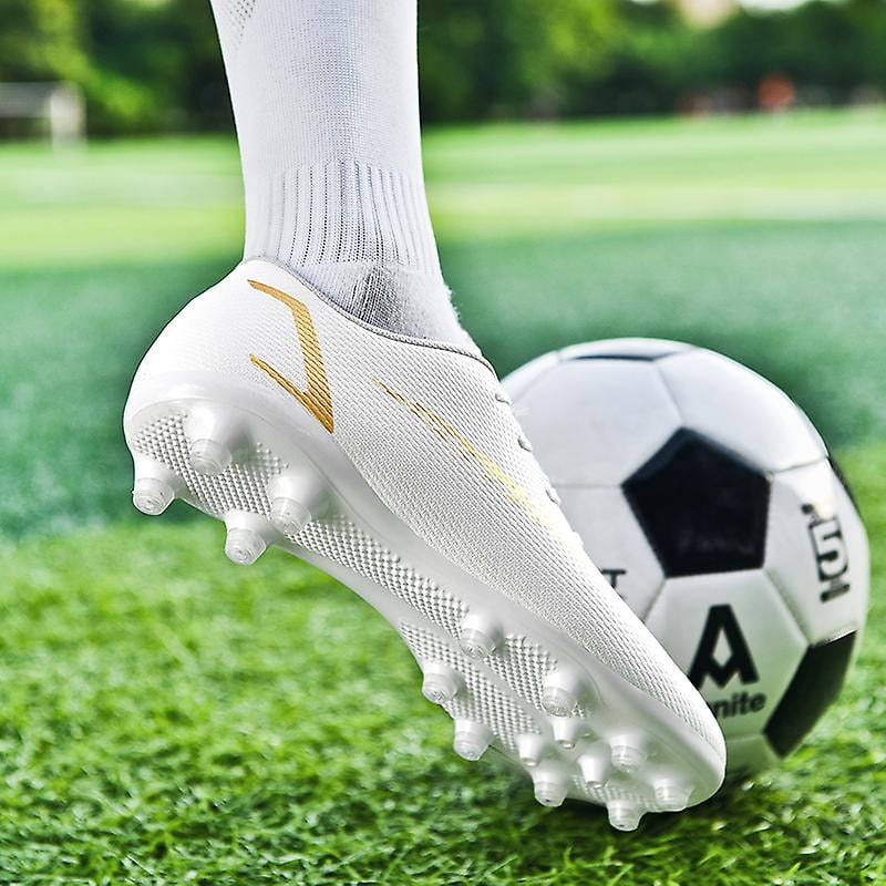 Mens Soccer Shoes Adult High Ankle Football Boots Grass Training Sport Footwear Sneakers Yj2209 1A