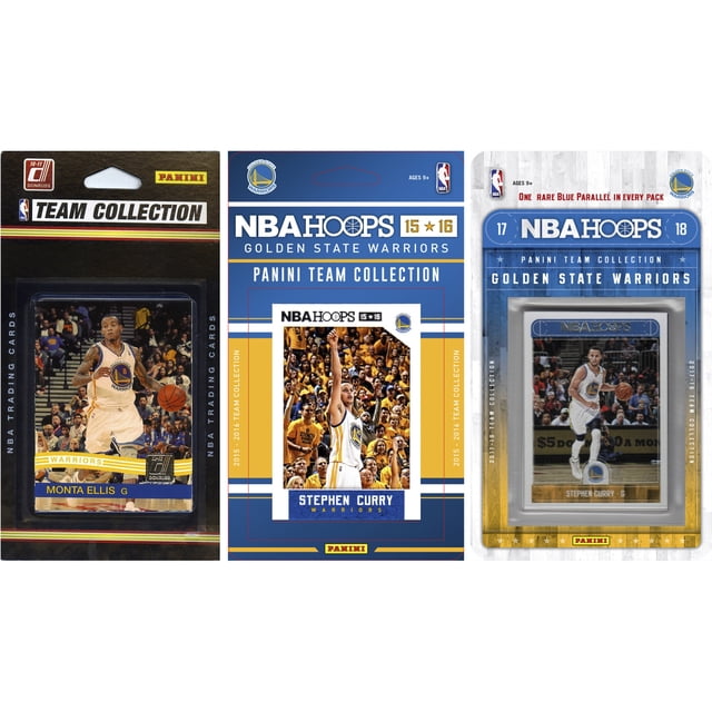 C&I Collectables NBA Golden State Warriors 3 Ensembles de Cartes à Collectionner sous Licence