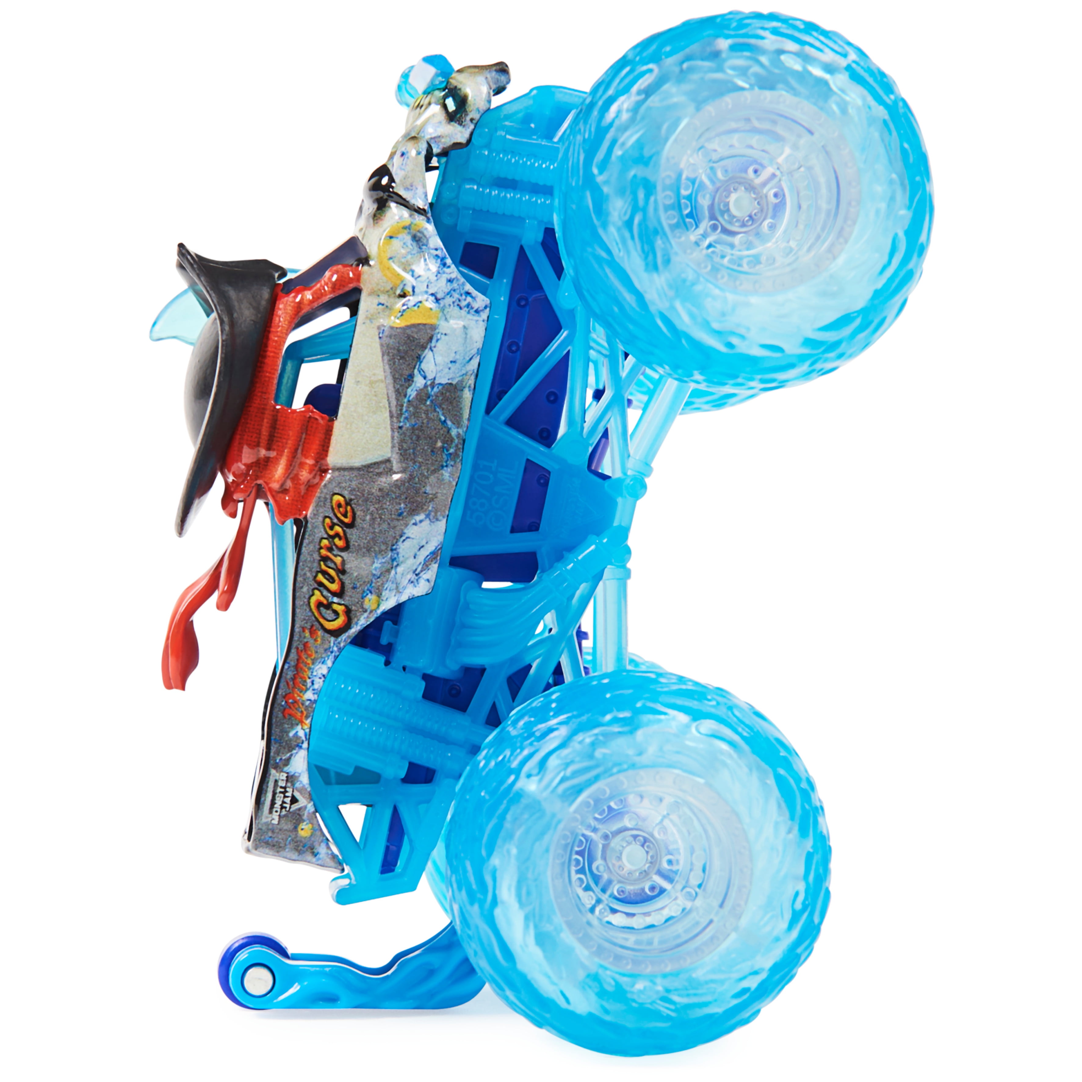 Monster Jam, Official Pirate's Curse Monster Truck, Die-Cast Vehicle, Elementals Trucks Series, 1:64 Scale