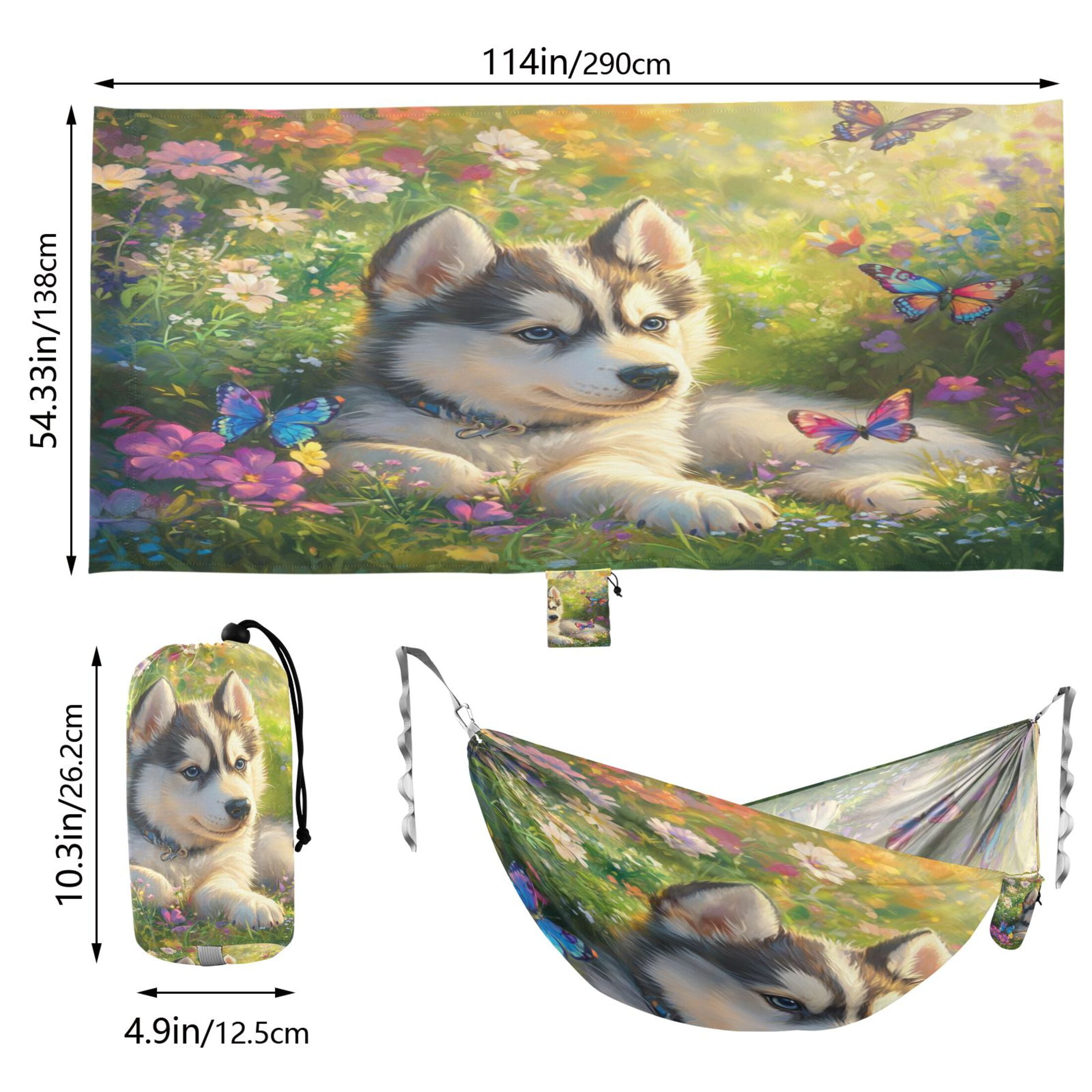 Hammock Camping Hammock Nylon Portable Hammock Travel Camping Hammock Beautiful Husky