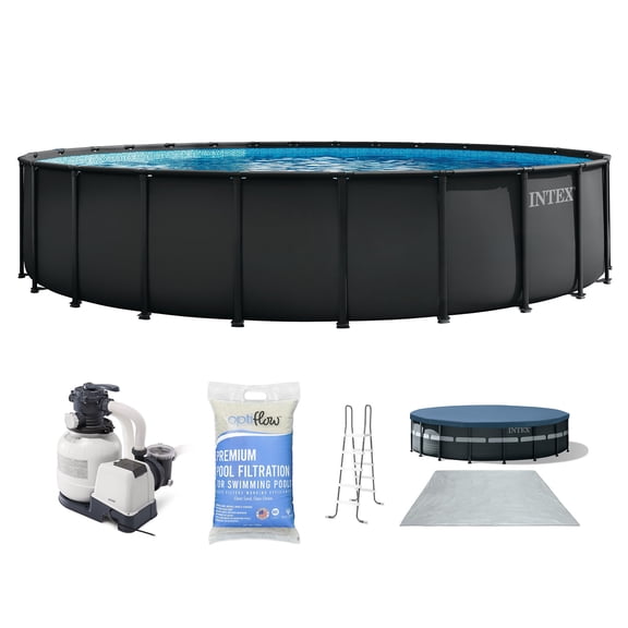 Intex Ultra XTR Frame 26'x52" Above Ground Pool Set w/ 2 Pack OptiFlow Premium Filter Sand
