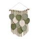 thumbnail image 2 of Tapiz colgante de pared con hojas bohemias, decoración de pared de macramé, regalo hecho a mano, decoración tejida a mano, 2 of 9