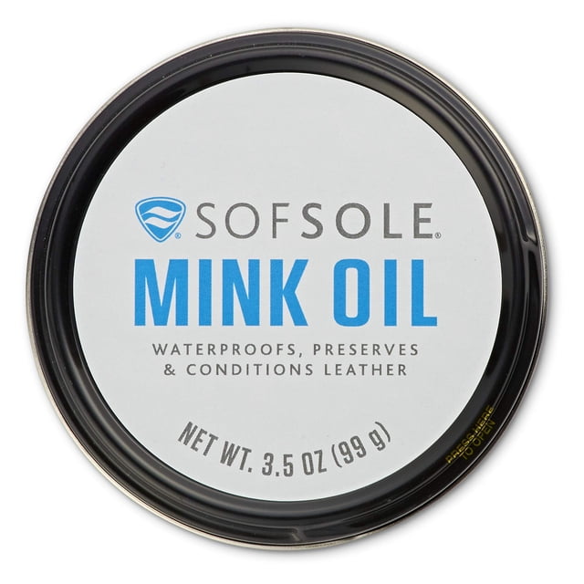 Sof Sole Aceite de Visón para Cuero Acondicionador e Impermeabilizante 100 ml