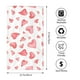 thumbnail image 2 of Fotbe Pink Hearts Toalla Premium con Patrón, Toalla de Microfibra de Secado Rápido, Ligera y Altamente Absorbente (27.5x16in), Ideal para Uso Diario, 2 of 6
