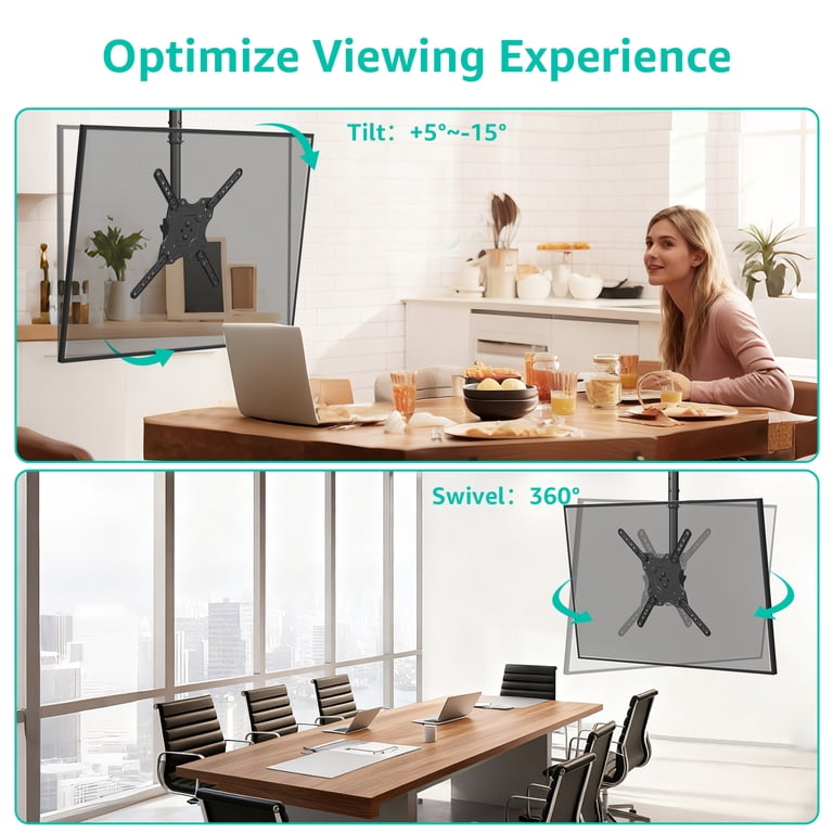 Mount Pro Ceiling TV Mount 26-65 Inches, Full Motion photo 4