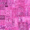 thumbnail image 1 of Ahgly Company Indoor Square Patchwork Pink Transitional Area Rugs, 6' Square, 1 of 4