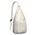 thumbnail image 1 of Spiritual Goth Sling Backpack - Moon Phase & Sun Print Crossbody Bag, Fashionable Aesthetic Design, 1 of 4