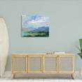 thumbnail image 2 of Ocean Cliffs Abstract Landscape Landscape Painting Gallery Wrapped Canvas Print Wall Art, 2 of 7