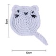 thumbnail image 3 of YAOMOBB Mugs Coaster Cartoon Coaster Crochet Cartoon Heat resistant Non slip Table Protection Handmade Decoration, 3 of 7