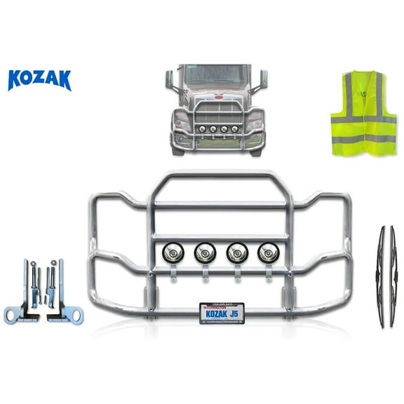 Kozak Silver Chrome Automotive Bumper Cover & Guard  Compatible with 579