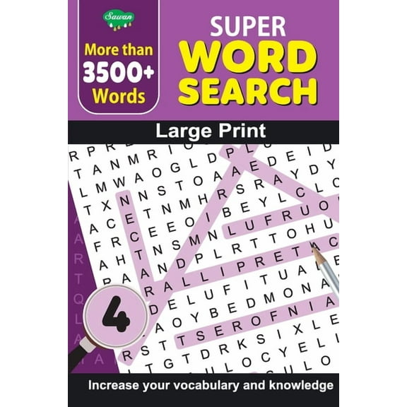 Super Word Search 4 (Paperback)