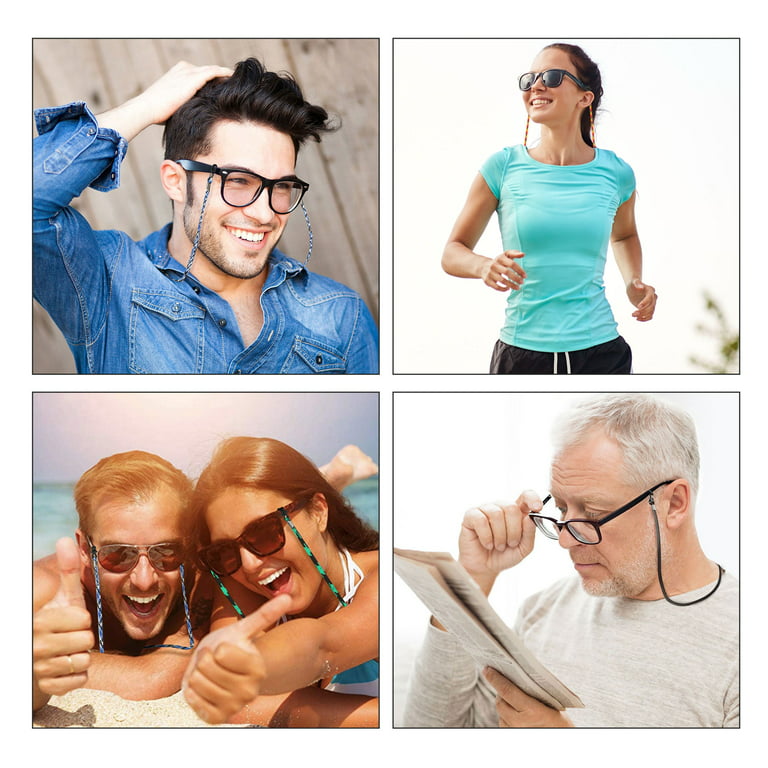 Eye Glasses Holders Around Neck - Glasses Strap Anti Slip - Sunglasses  Strap Holder for Men Women - Eyeglasses Strap Lanyard - Eyeglass Holder  Strap