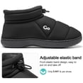 thumbnail image 5 of Ecetana Men Slipper Warm Faux Fur Lined Home Slipper Comfortable Waterproof Slip On Lightweight Shoes, 5 of 7