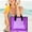 D, variant on Aloha Summer Transparent Beach Bag with Hand Carry Handle for Swimwear and Travel