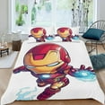 thumbnail image 2 of Iron Man Themed Bed Sheet Set Three Piece Set 53x79 Inches Comfortable And Skin Friendly Unique Design Creating A Star Studded Night, 2 of 6
