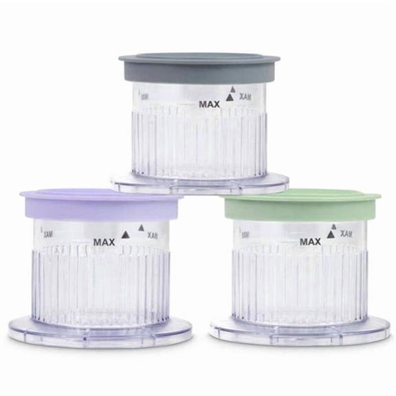 Griad 3PCS Ice Cream Maker Dessert Cups Ice Cream Replacement Spare Cup Ice Cream Storage Container Cream Storage Cup