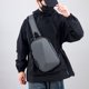 thumbnail image 5 of Bolsa mensajera para ciclismo exterior Bolsa de hombro USB de gran capacidad Poliéster Negro azul gris 12,6x8,27x3,94 pulgadas impermeable Ligera, 5 of 6