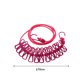 thumbnail image 3 of Tendedero portátil para acampar plegable con clip para colgar cuerda para el hogar (G) Sywqhk Libre de BPA, 3 of 7
