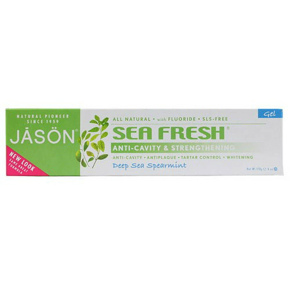 Jason Sea Fresh Toothpaste, Sea Algae, 6 Oz