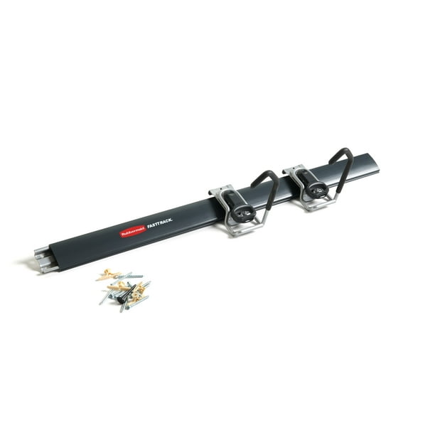 Rubbermaid FastTrack® Garage Storage AllinOne Rail & Bike Hook Wall