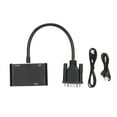 thumbnail image 2 of Haute 2 en 1 Répartiteur VGA à VGA Adaptateur d'Interface Multimédia Haute Définition Stable Accessoires Informatiques, 2 of 8