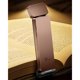 thumbnail image 1 of wonima02 Book Light, Rechargeable Clip-On LED Reading Light for Bed & Night Use - 3 Color Temperatures with Stepless Dimming, Ultralight Bookmark Design for Kids, Book Lovers, Pink Brown, 1 of 1