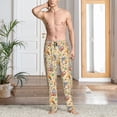 thumbnail image 2 of Naloa Happy Summer With Gnome Pajama Pants Men, PJ Bottoms, Sleep & Lounge Pants-Small, 2 of 6