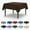 Dark Brown, variant on AK TRADING CO. 54" x 54" Polyester Square Tablecloth - Perfect for Any Occasion Like Parties, Wedding, Buffet Decoration, Indoor & Outdoor Use (Dark Brown)